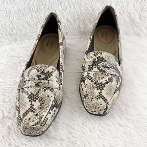 Clarks Collection Juliet Coast Snakeskin Loafers